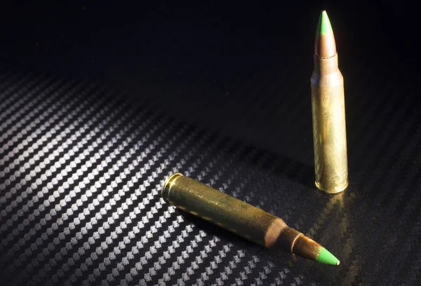 Two gun cartridges — Stock Photo, Image