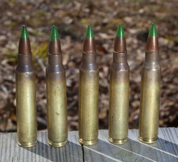 Grön spets ammunition — Stockfoto