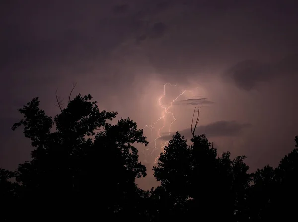 Tempestade elétrica perigosa — Fotografia de Stock