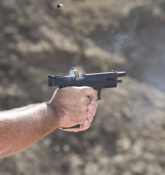 Flying pair from a handgun