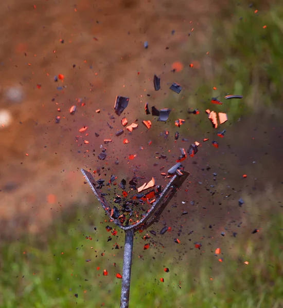 Összetört shotgun agyag — Stock Fotó