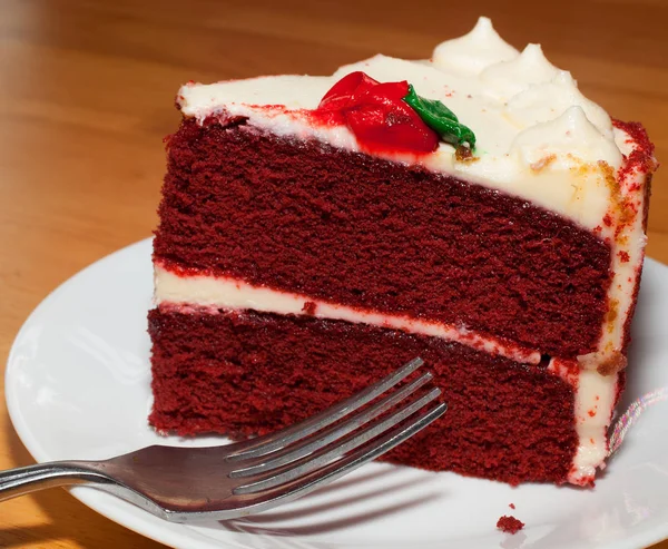 Pastel de terciopelo rojo — Foto de Stock