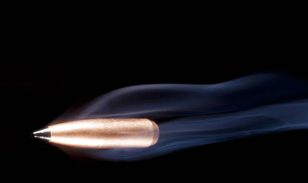 Fast bullet with smoke — Stock Photo, Image