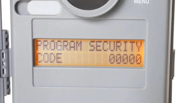 Configuración del código de seguridad — Foto de Stock