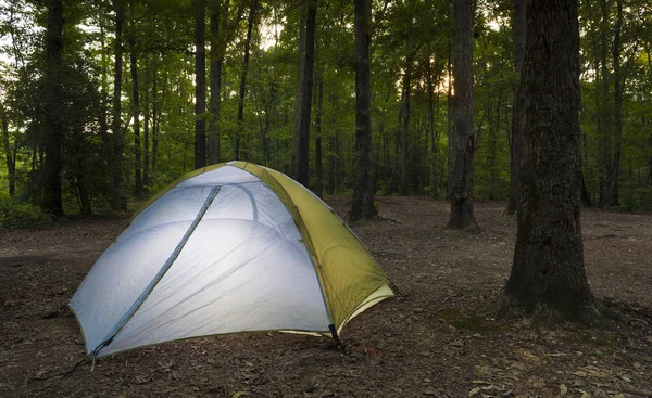 Uwharrie tält campingen — Stockfoto