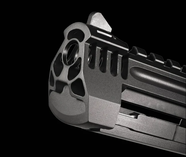 黒の銃の銃身 — ストック写真