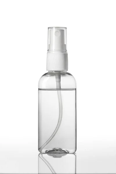 Instant Antiseptic Hand Sanitizer Mist Spray Antibacterial Alcohol Liquid One — Stock Photo, Image