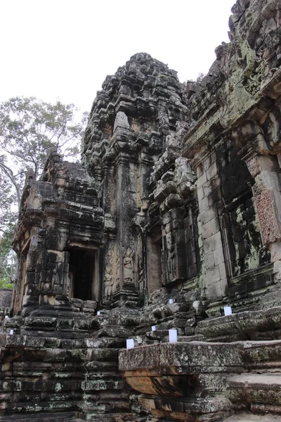 Τα ερείπια του παλιού ναού στην Καμπότζη — Φωτογραφία Αρχείου