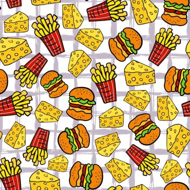 fast-food sorunsuz desen