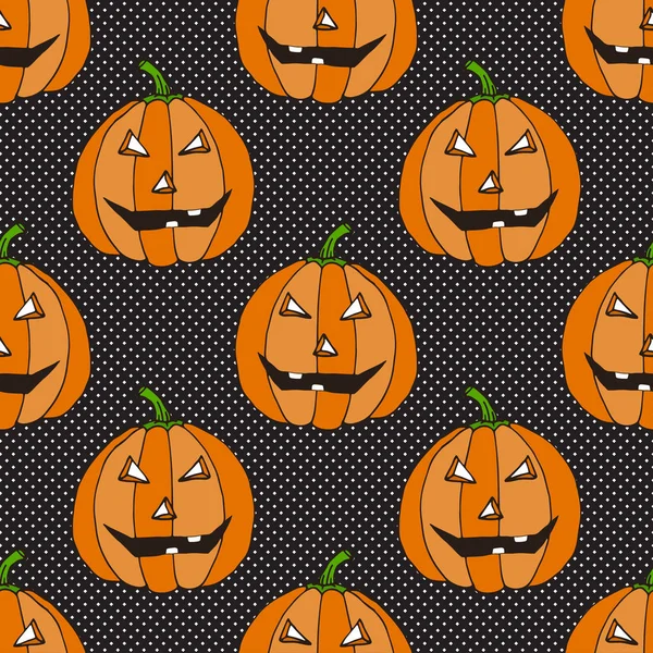 Halloween padrão sem costura — Vetor de Stock