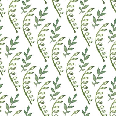 Yeşil yapraklar pürüzsüz desen