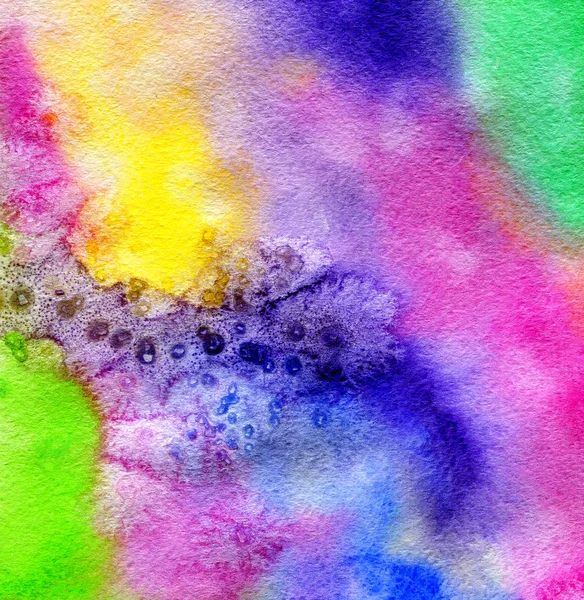 Pittura ad acquerello colorato — Foto Stock