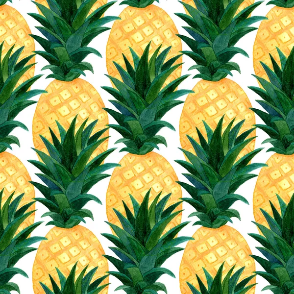 Ananas nahtloses Muster — Stockfoto