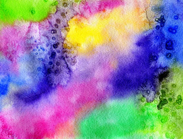 Pintura aquarela colorida — Fotografia de Stock