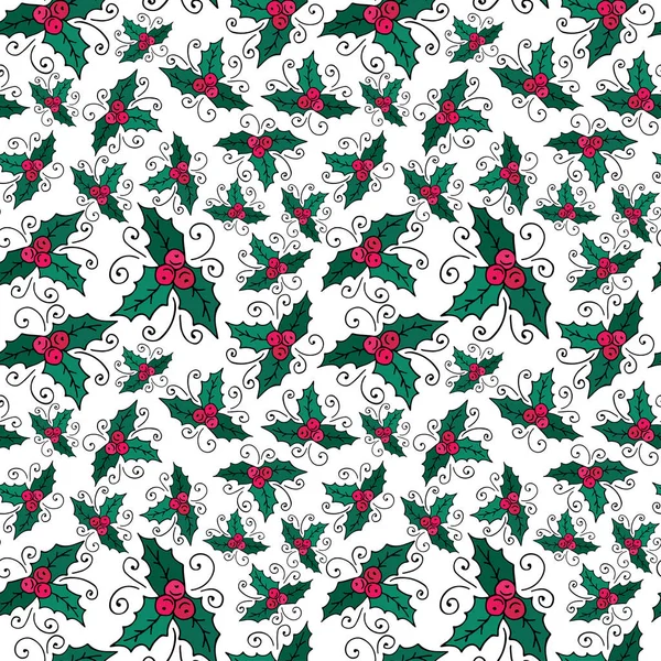 Julen sömlös mönster — Stock vektor