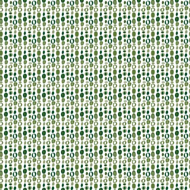 Yeşil benekli desen. Minimalist tekstil tasarımı.