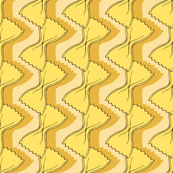 Pasta Nahtlose Muster Hintergrund Mit Farfalle Muster — Stockvektor