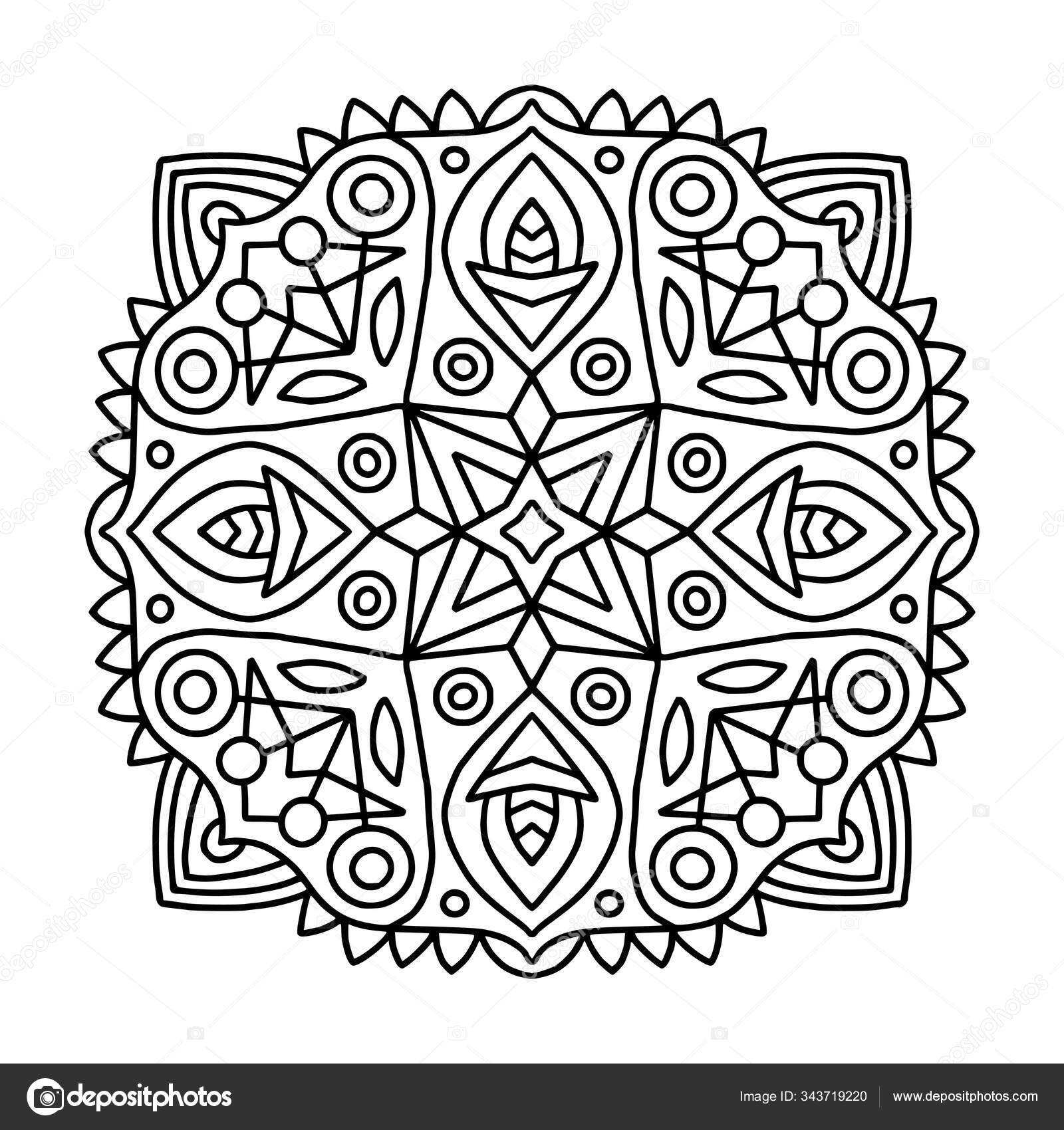 Desenho Para Colorir Mandala - Imagens Grátis Para Imprimir - img