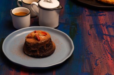 Çikolatalı kek Whit tatlı ekmek