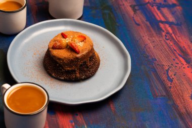 Çikolatalı kek Whit tatlı ekmek