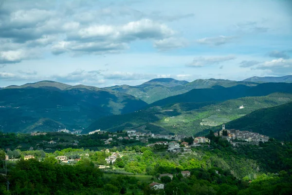 Valle Della Valnerina Comune Arrone Castel Lago — Foto Stock
