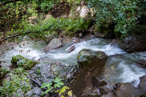 ヴァルネリーナ ウンブリア州のポンテ マルモア滝 — ストック写真