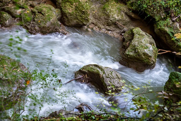 Καταρράκτης Ponte Del Toro Marmore Στη Valnerina Umbria — Φωτογραφία Αρχείου