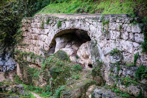 Καταρράκτης Ponte Del Toro Marmore Στη Valnerina Umbria — Φωτογραφία Αρχείου