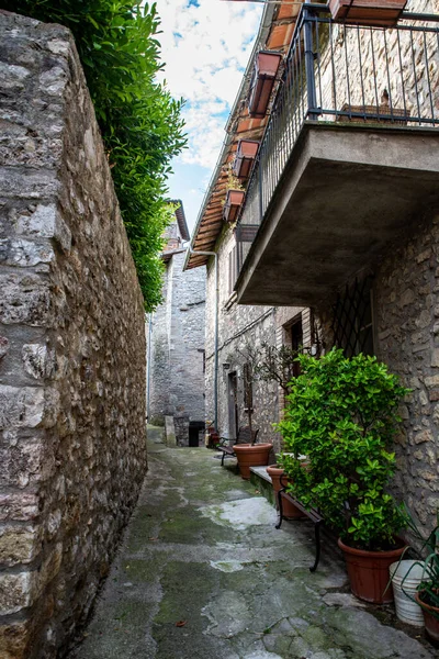 Portaria Acquasparta Umbria 2020 Internal Streets Country — Stock Photo, Image