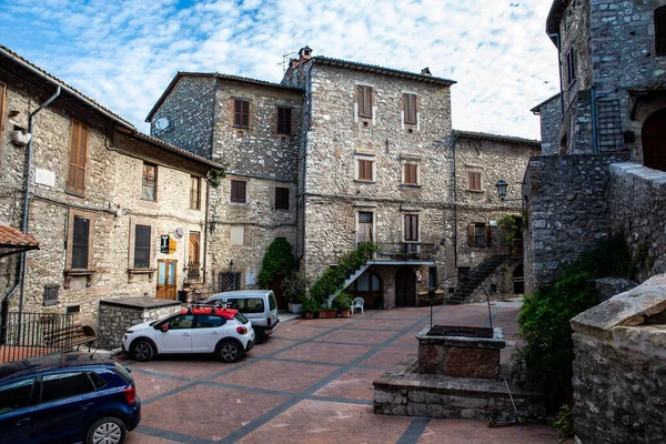 Portaria Acquasparta Umbria 2020 Cuadro Interior Del País — Foto de Stock