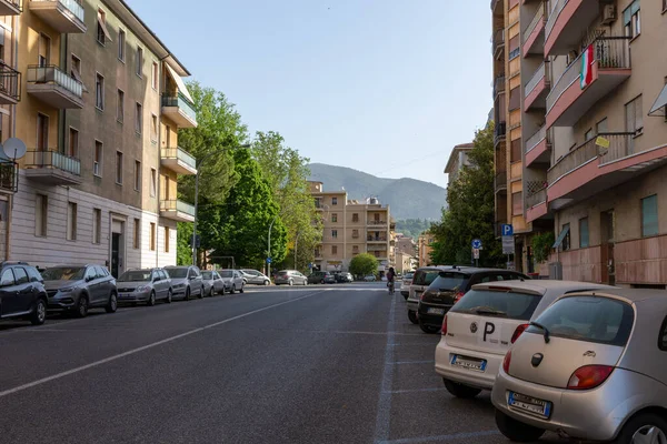 Улица, ведущая к площади Далмация в центре города — стоковое фото