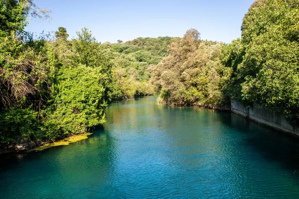 Río Caracterizado Por Aguas Azules Muy Claras Las Gargantas Las — Foto de Stock
