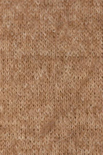 Brown Knitted Fabric Background — Stock Photo, Image