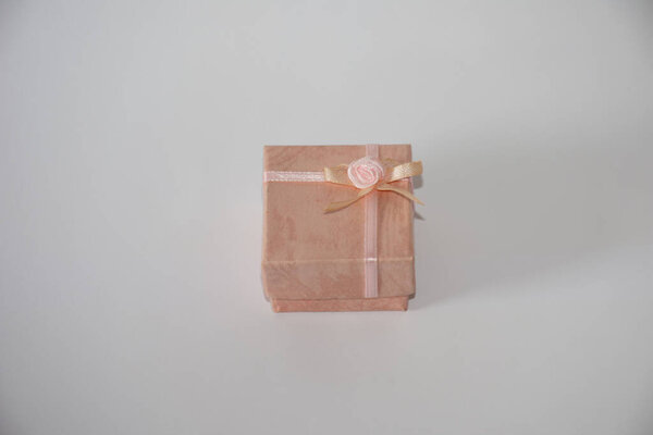 Gift box on white background
