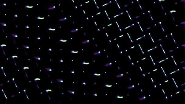 Belles Vidéos Scintillement Lumineux Qui Déplace Mouvement Des Couleurs Arc — Video