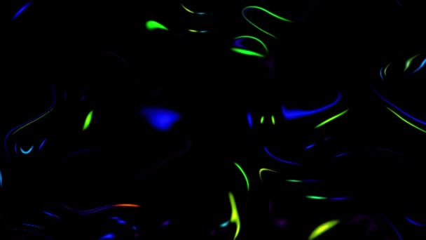 Belle Vidéo Scintillement Des Couleurs Lumière Qui Déplace Mouvement Des — Video