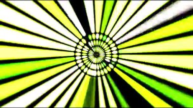 Soyut 3D sıvı çizgi dokusu çok renkli arkaplan. Tam renk yansımalı sıvı. Arka plan animasyon yapar. Kusursuz daire. 4K