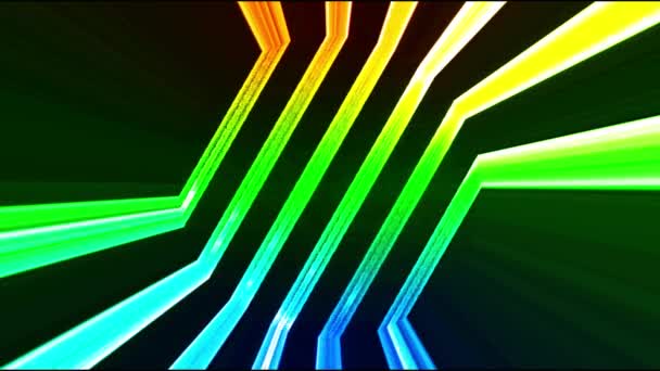 Fondo Multicolor Textura Línea Líquida Abstracta Líquido Con Reflejo Todo — Vídeo de stock