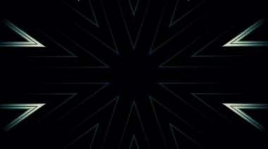 Siyah arkaplandaki renkli çizgilerle ince hareketleri düzenleyen, parıldayan, parlak güzel videolar.