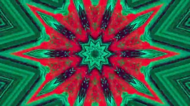 Parlayan güzel soyut videolar, çiçek şekilli renkli hareketleri düzenleyen parlak ışık, siyah arkaplan