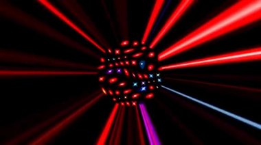 Siyah arkaplandaki renkli çizgilerle ince hareketleri düzenleyen, parıldayan, parlak güzel videolar.