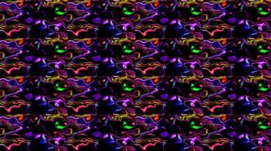 Parlayan güzel soyut videolar, parlak ışık, akışkan su ve siyah arkaplan biçiminde ince hareketleri yöneten parlak ışık.