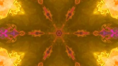 Işıldayan soyut videolar, parlak ışık, akışkan su ve siyah arkaplan biçimindeki ince hareketleri tam renkleriyle yöneten.