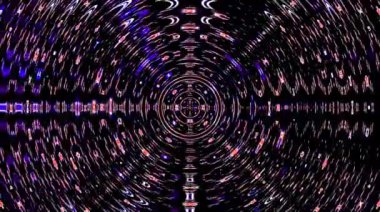 Siyah arkaplandaki renkli çizgilerle ince hareketleri düzenleyen, parıldayan, parlak güzel videolar.