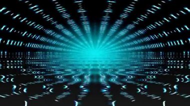 Siyah arkaplandaki renkli çizgilerle ince hareketleri düzenleyen, parıldayan, parlak güzel videolar.