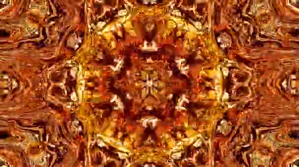 De belles vidéos abstraites qui brillent, une lumière éclatante qui régit les mouvements subtils en couleur avec la forme d'eau courante, fond noir 