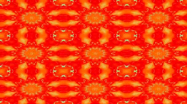 Helles Abstraktes Licht Voller Farbe Kaleidoskop Schwarzer Hintergrund — Stockvideo