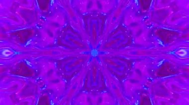 Mor rengi yöneten parlak soyut ışık, kaleydoskop