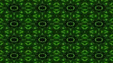 Tam rengi yöneten parlak soyut ışık, kaleydoskop, siyah arkaplan