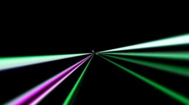 Siyah arkaplandaki renkli çizgilerle ince hareketleri düzenleyen, parıldayan, parlak güzel videolar.